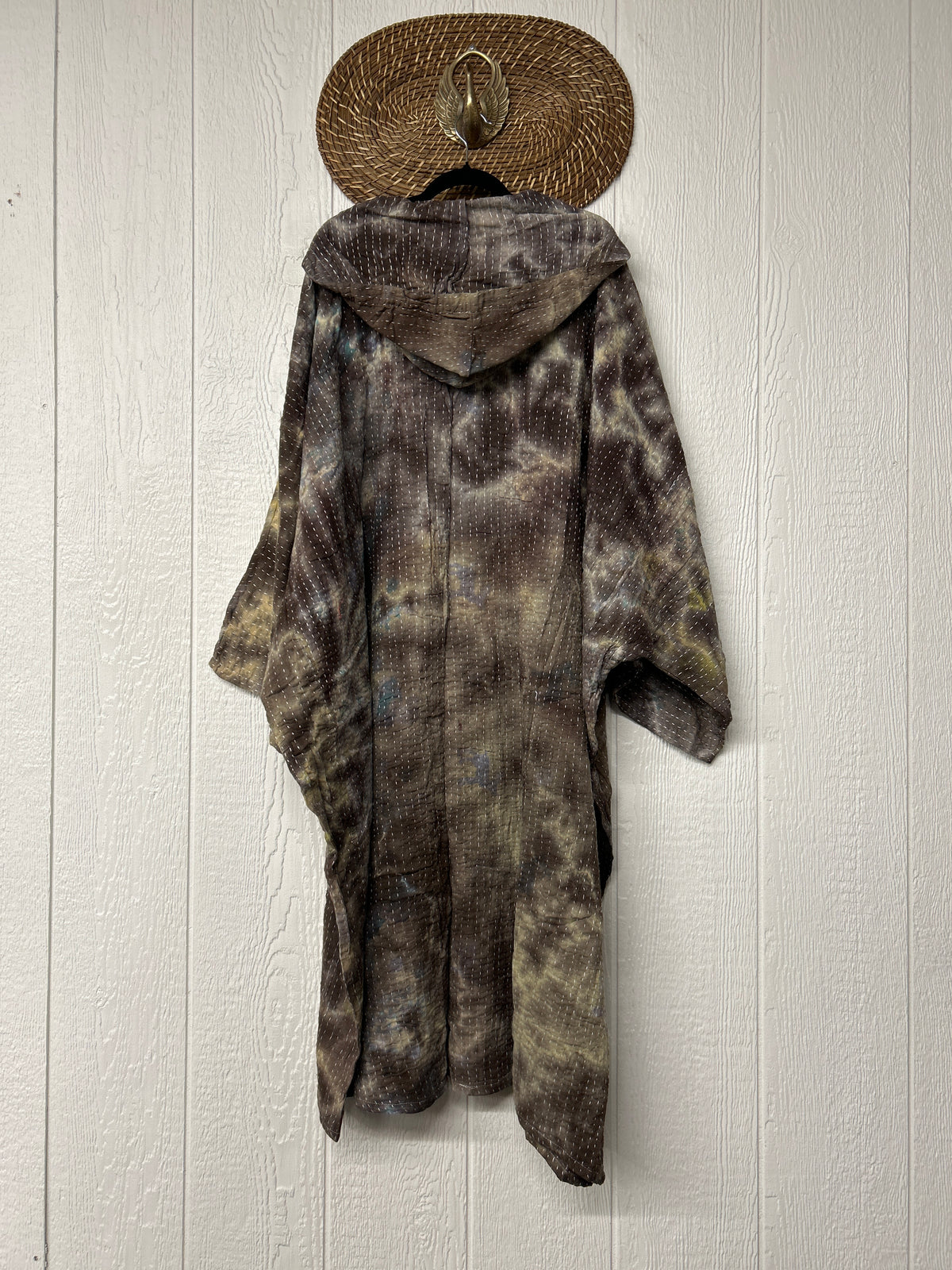 Pareo Kantha Gaia Hooded Maxi 1026 064