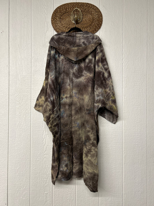 Pareo Kantha Gaia Hooded Maxi 1026 064