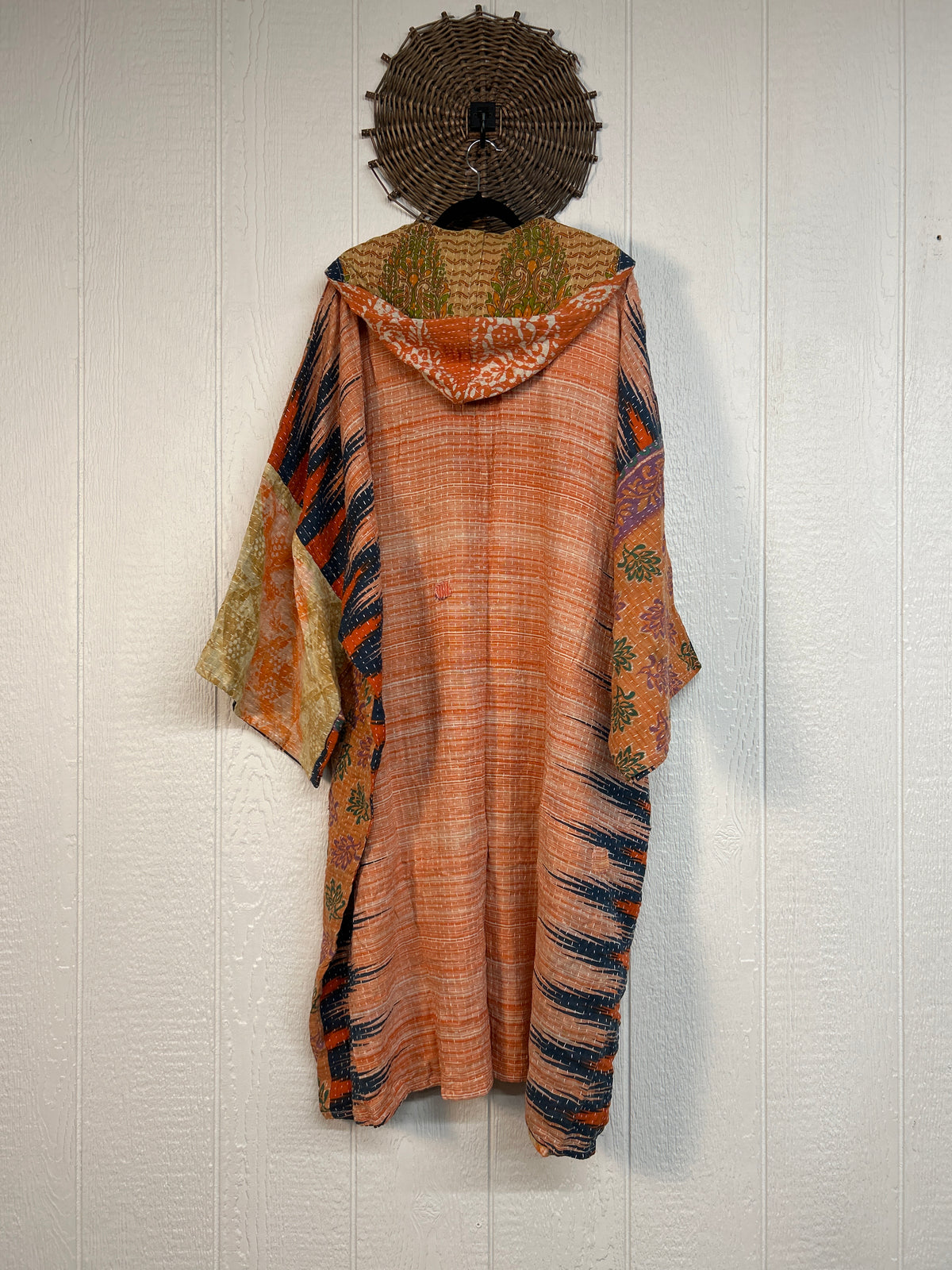 Pareo Kantha Gaia Hooded Maxi 1026 207