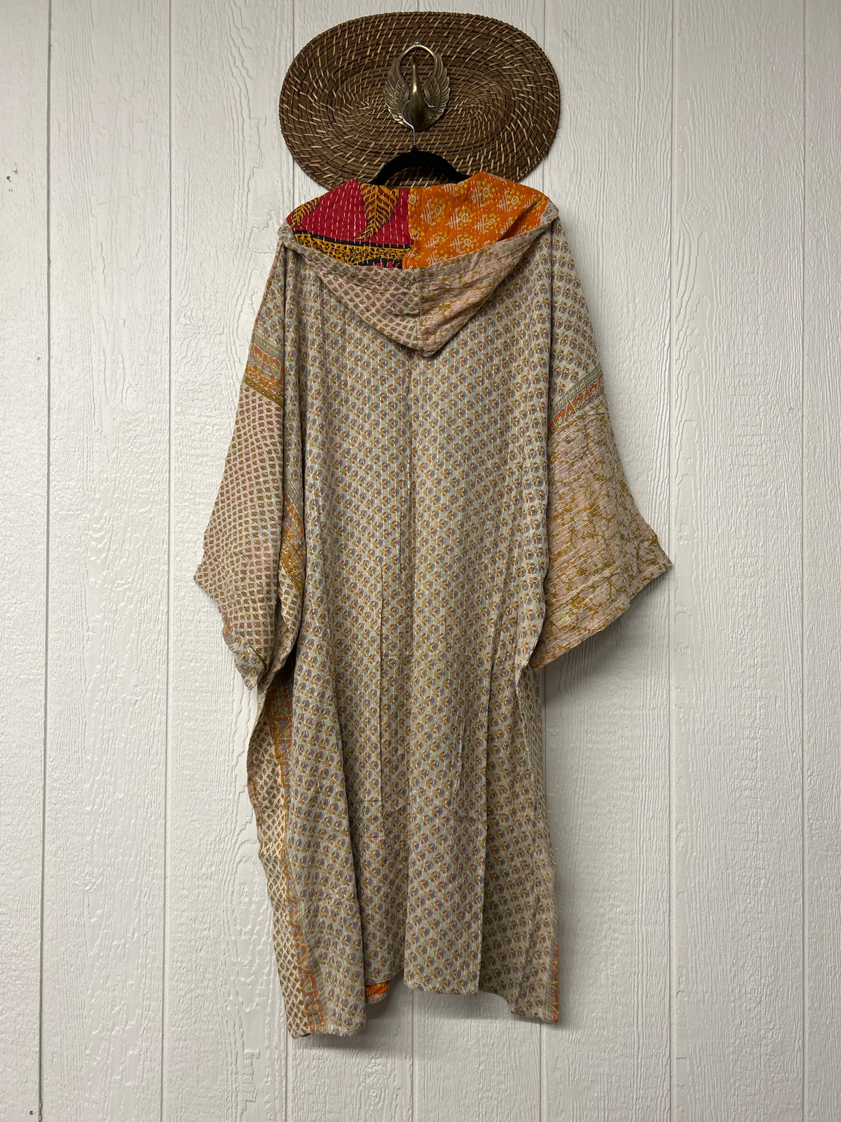 Pareo Kantha Gaia Hooded Maxi 1026 094