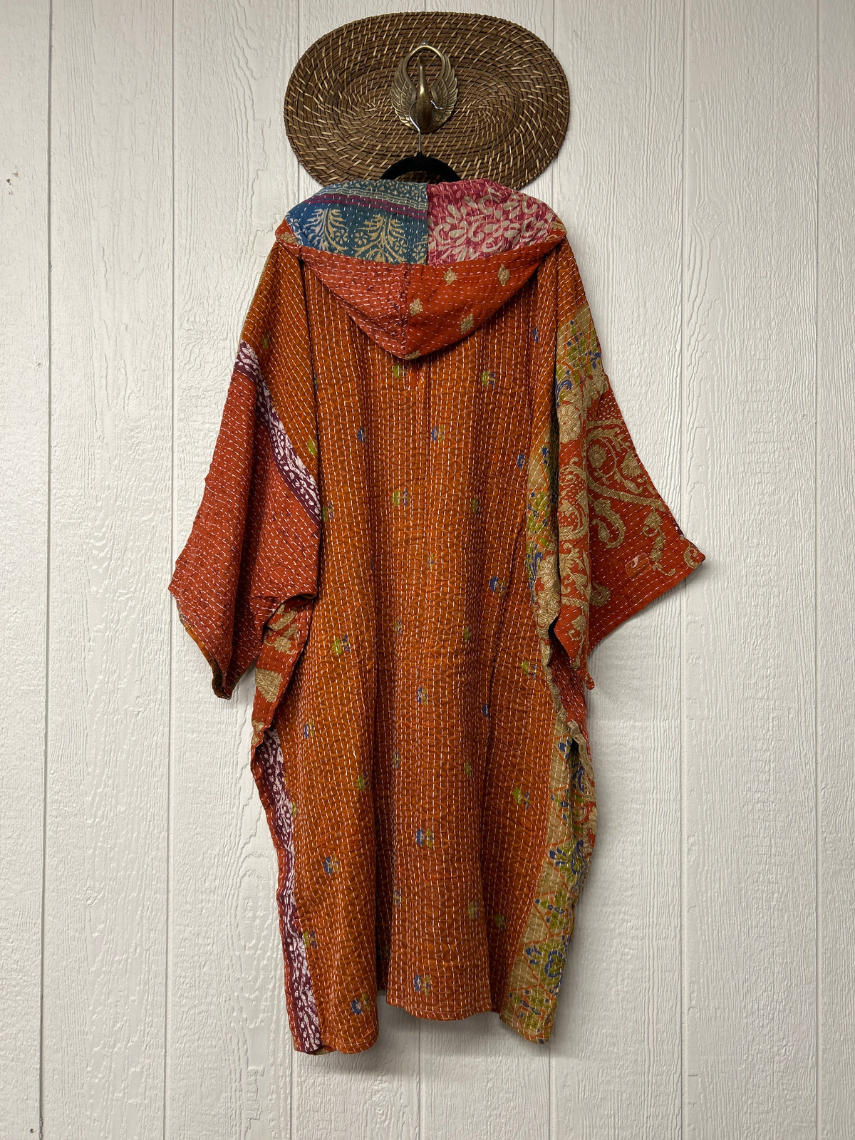 Pareo Kantha Gaia Hooded Maxi 1026 102