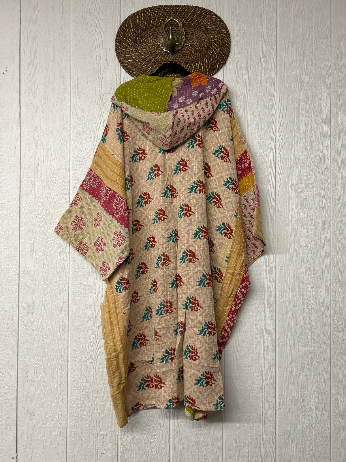 Pareo Kantha Gaia Hooded Maxi 1026 097