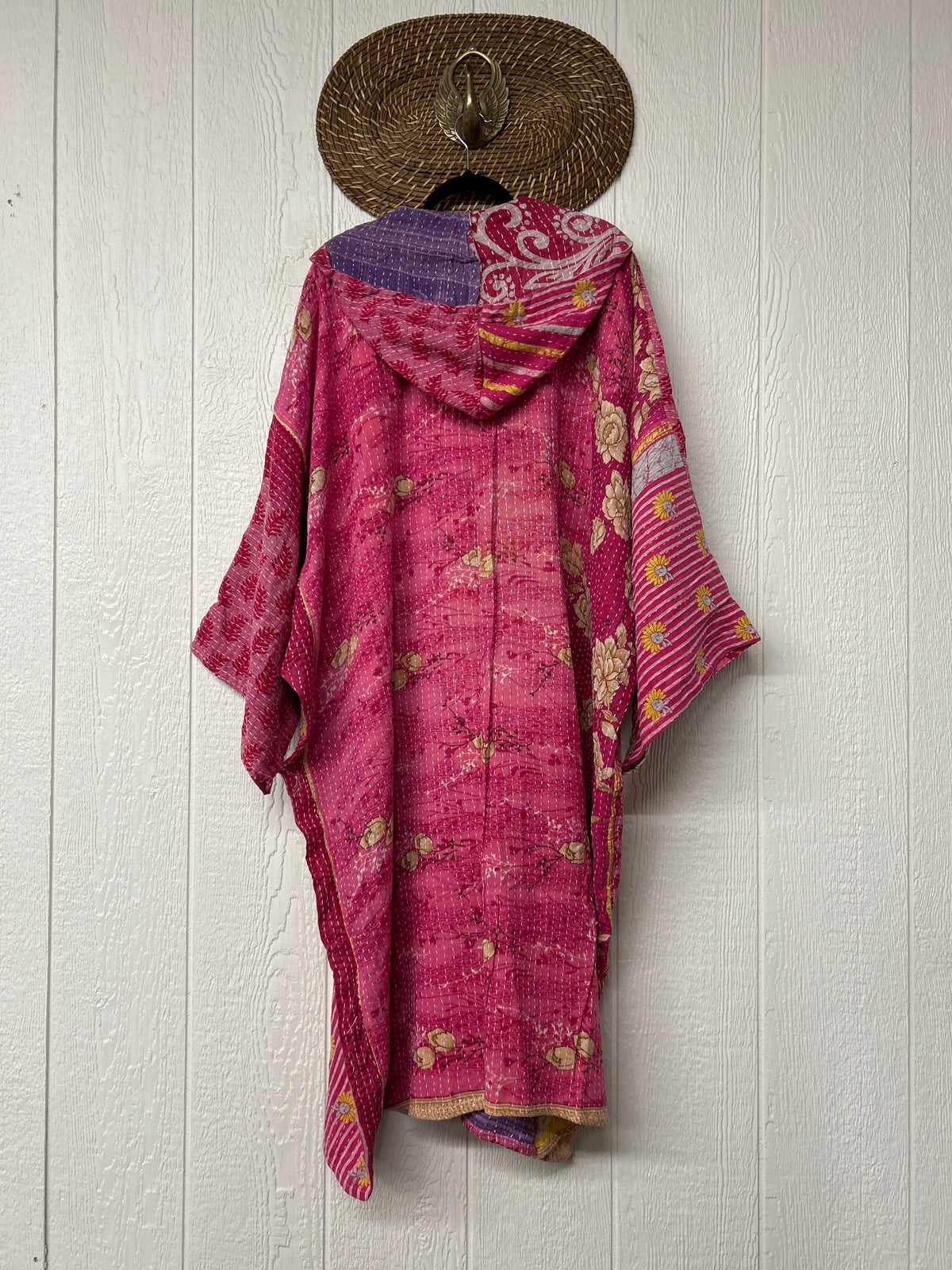 Pareo Kantha Gaia Hooded Maxi 1026 138