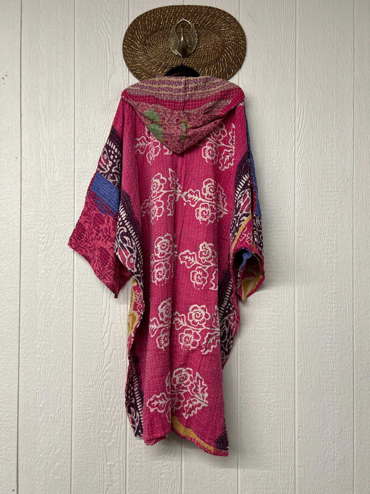 Pareo Kantha Gaia Hooded Maxi 1026 051