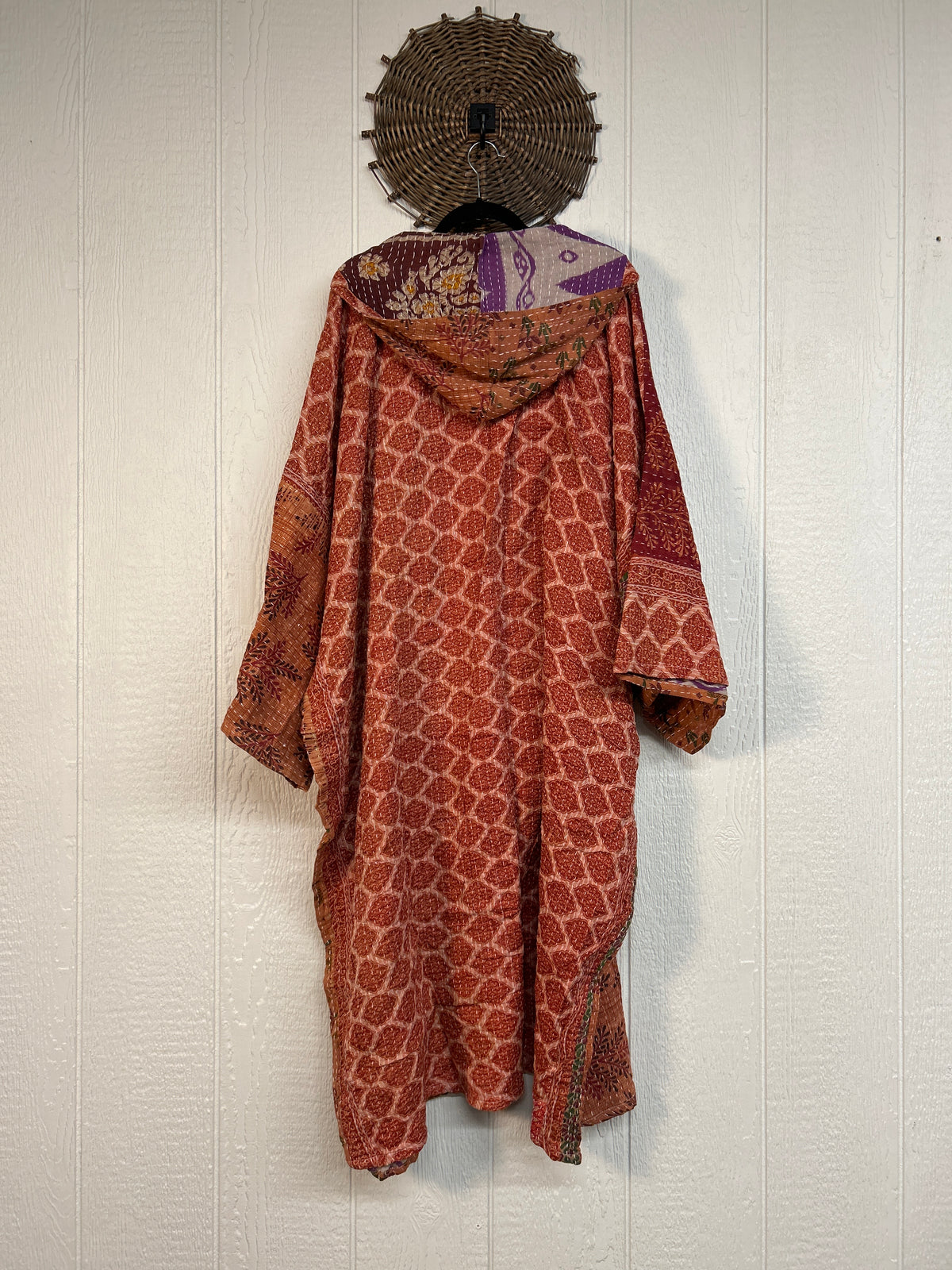 Pareo Kantha Gaia Hooded Maxi 1026 167