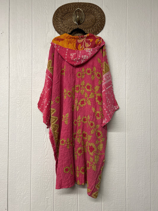 Pareo Kantha Gaia Hooded Maxi 1026 099