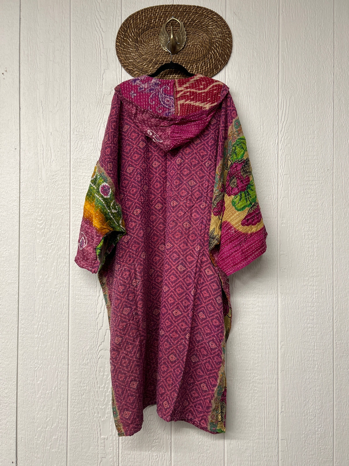 Pareo Kantha Gaia Hooded Maxi 1026 027