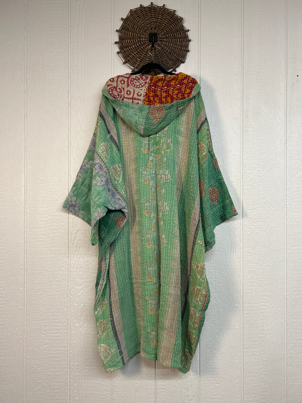 Pareo Kantha Gaia Hooded Maxi 1026 209