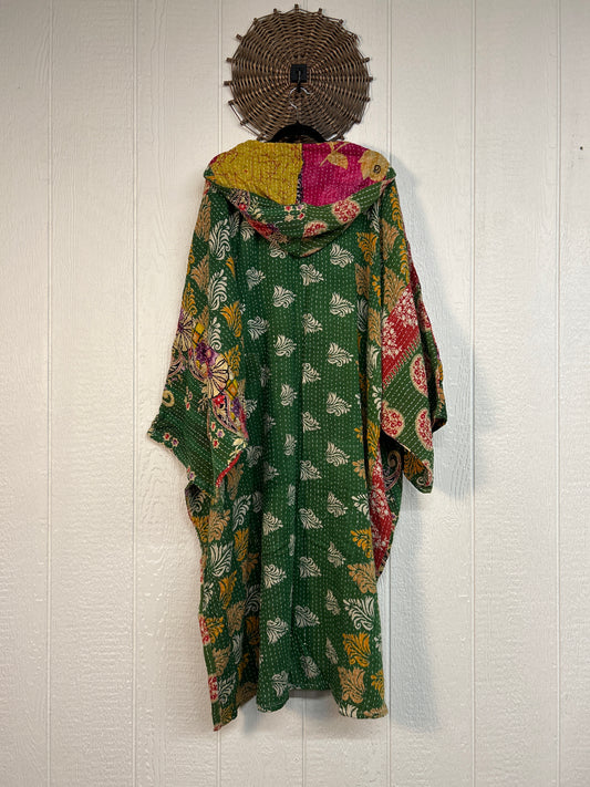 Pareo Kantha Gaia Hooded Maxi 1026 180