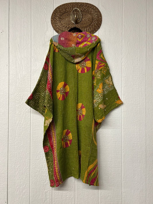 Pareo Kantha Gaia Hooded Maxi 1026 132