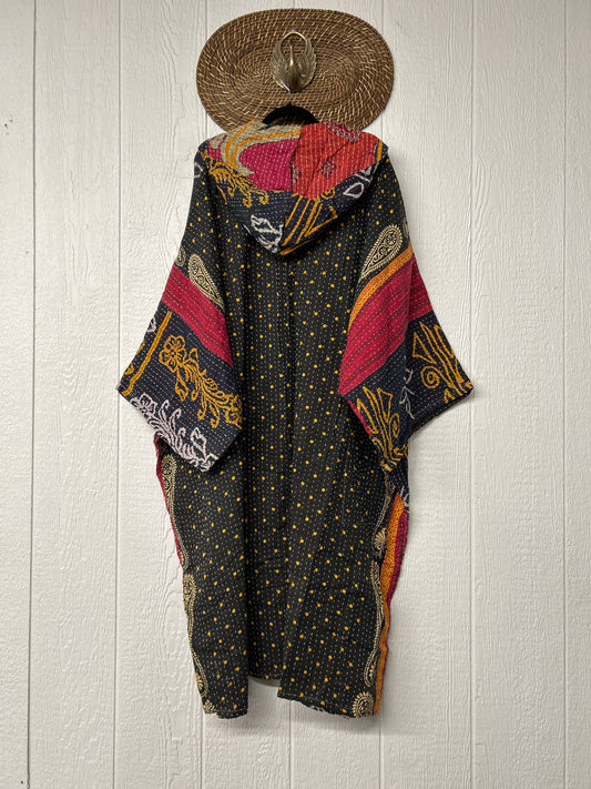 Pareo Kantha Gaia Hooded Maxi 1026 105
