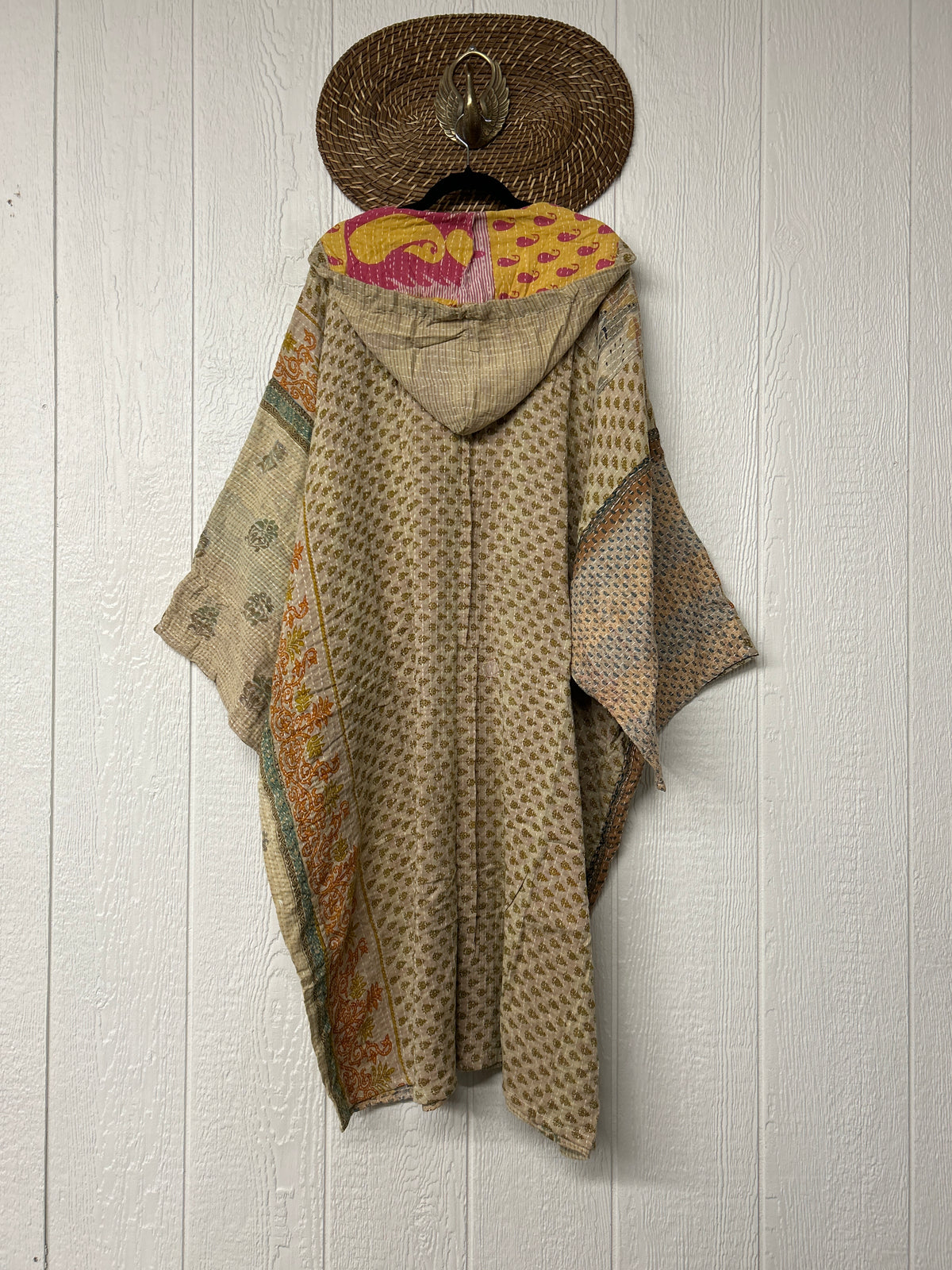 Pareo Kantha Gaia Hooded Maxi 1026 091