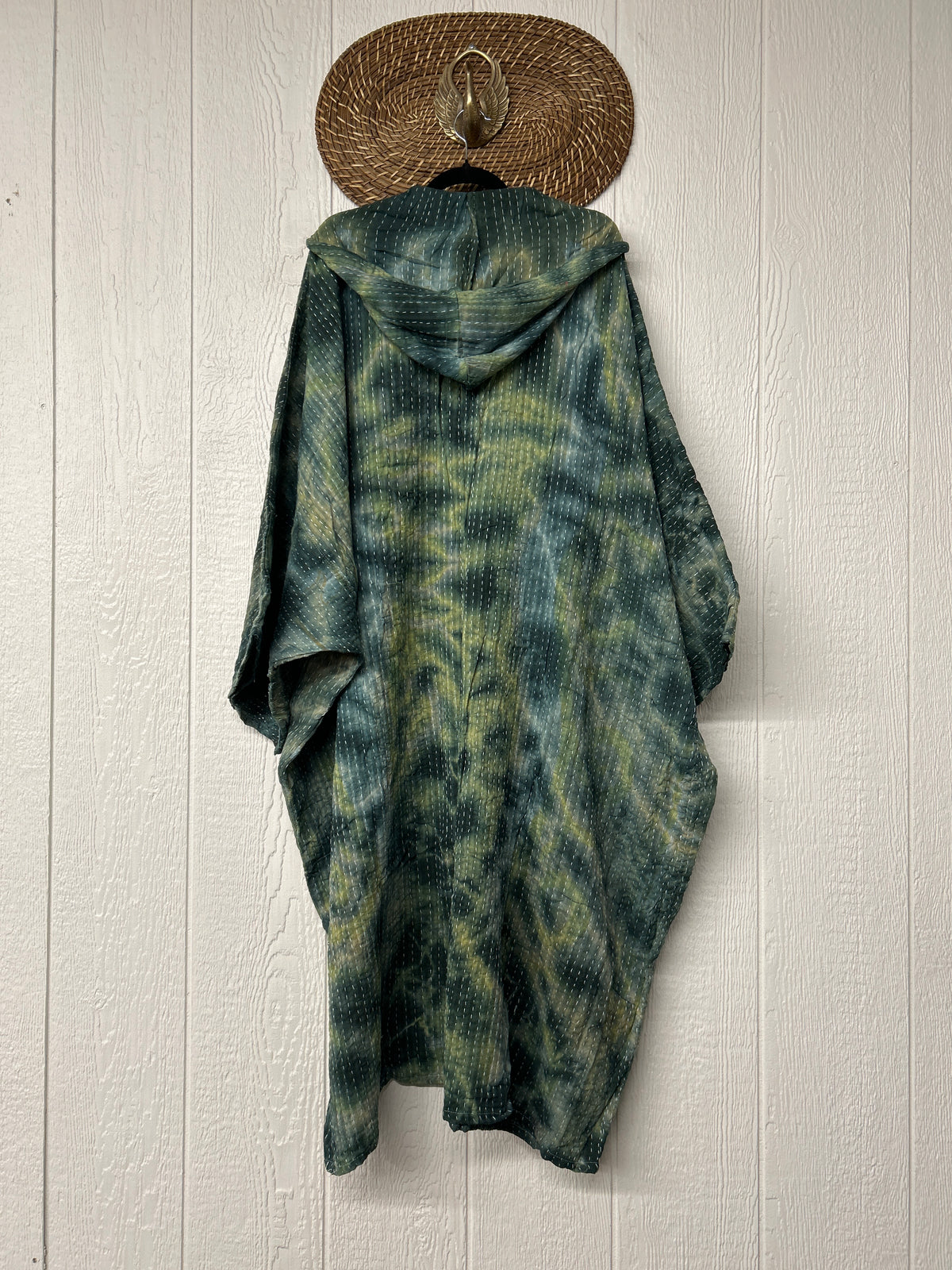 Pareo Kantha Gaia Hooded Maxi 1026 057