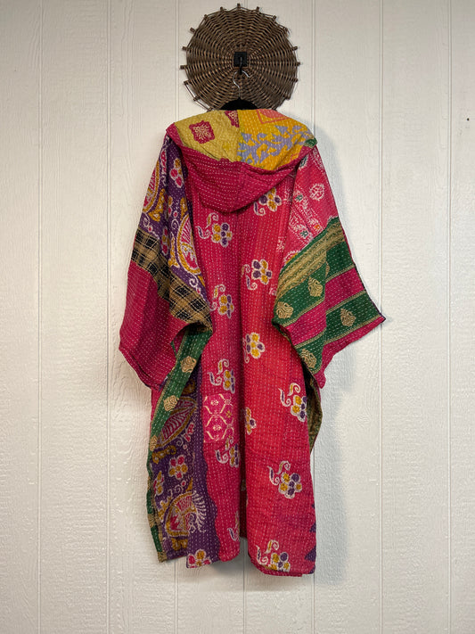 Pareo Kantha Gaia Hooded Maxi 1026 190