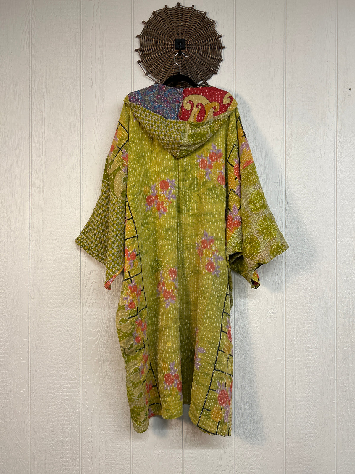Pareo Kantha Gaia Hooded Maxi 1026 225