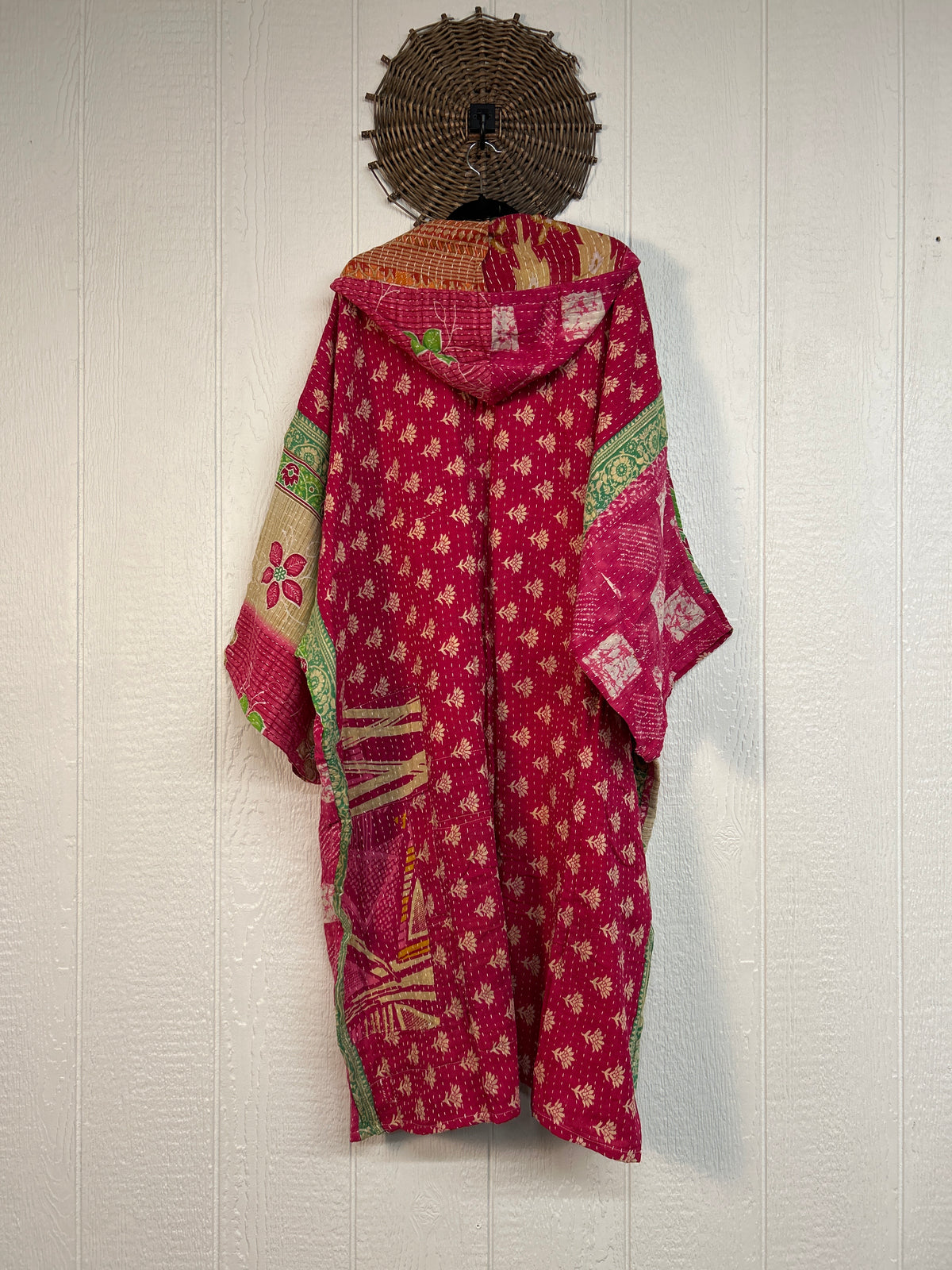 Pareo Kantha Gaia Hooded Maxi 1026 177