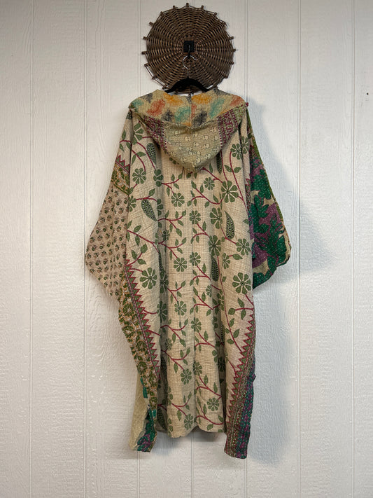 Pareo Kantha Gaia Hooded Maxi 1026 147