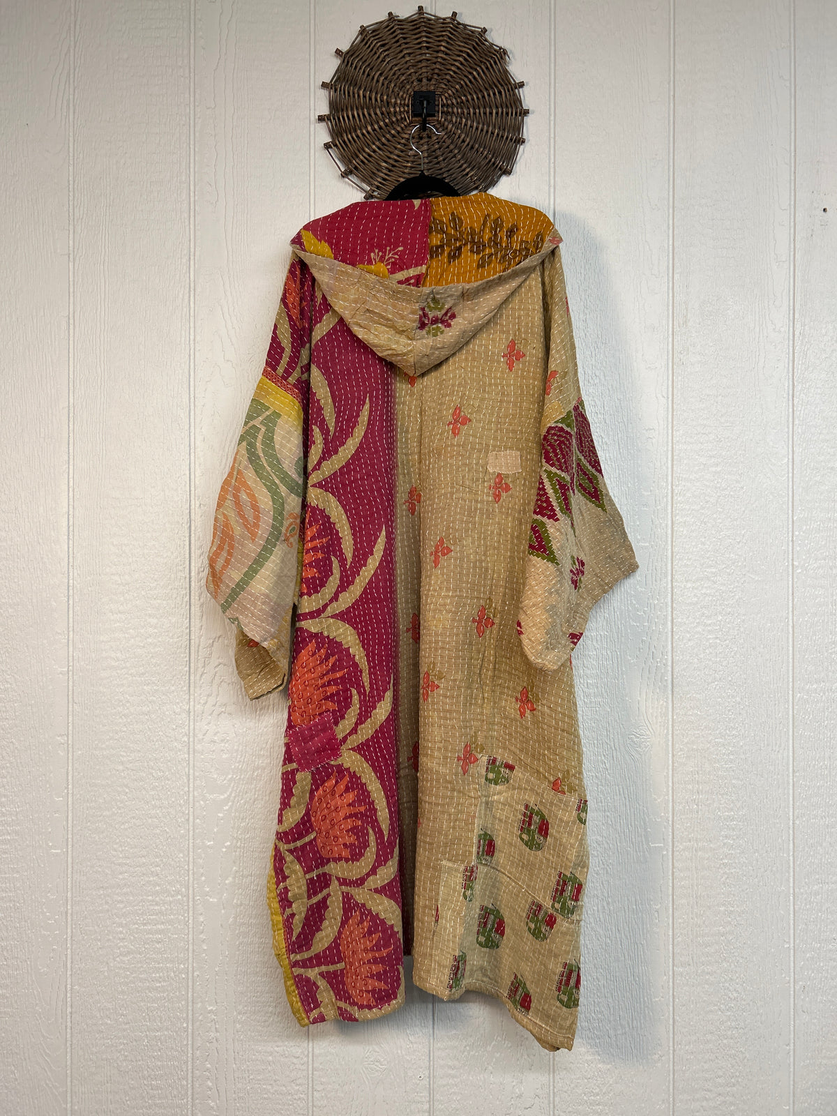Pareo Kantha Gaia Hooded Maxi 1026 160