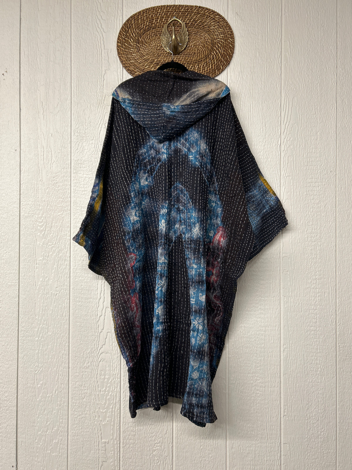 Pareo Kantha Gaia Hooded Maxi 1026 060