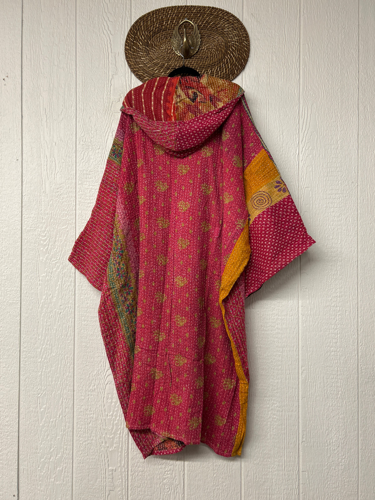 Pareo Kantha Gaia Hooded Maxi 1026 124