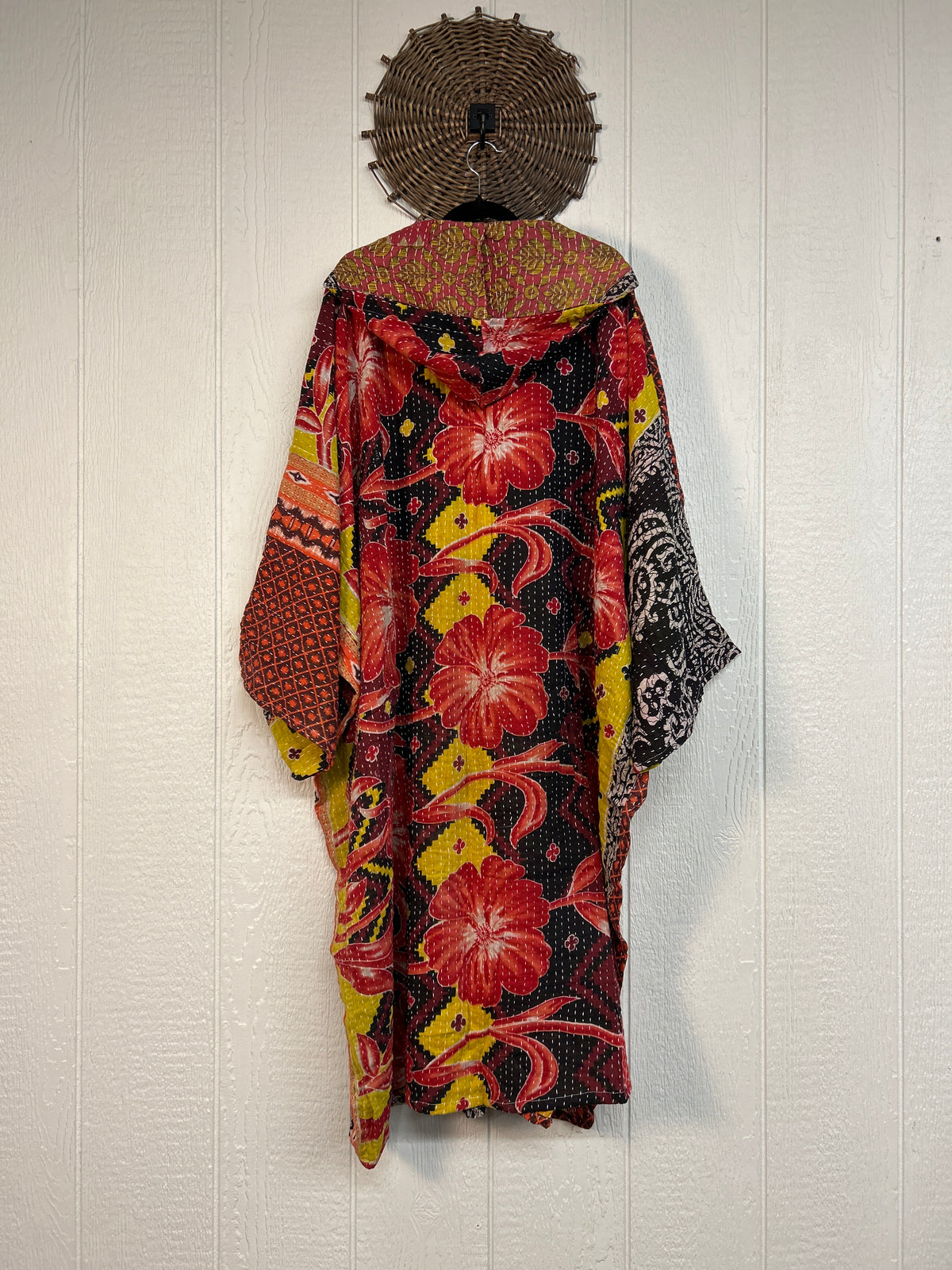 Pareo Kantha Gaia Hooded Maxi 1026 183