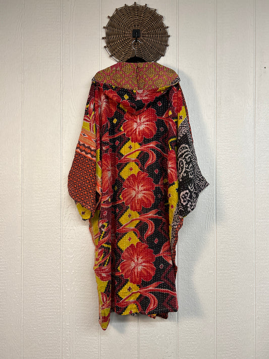 Pareo Kantha Gaia Hooded Maxi 1026 183