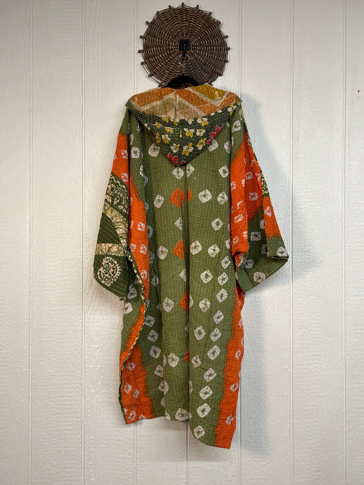 Pareo Kantha Gaia Hooded Maxi 1026 201