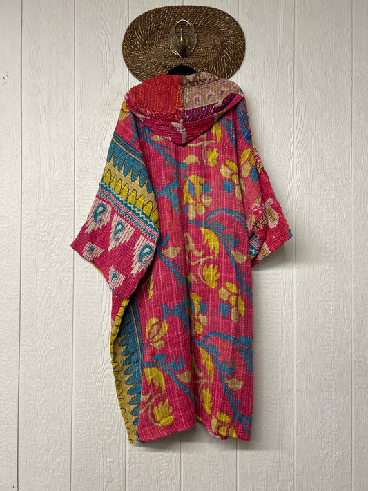 Pareo Kantha Gaia Hooded Maxi 1026 109