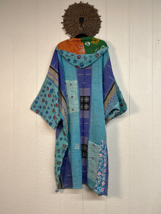 Pareo Kantha Gaia Hooded Maxi 1026 189