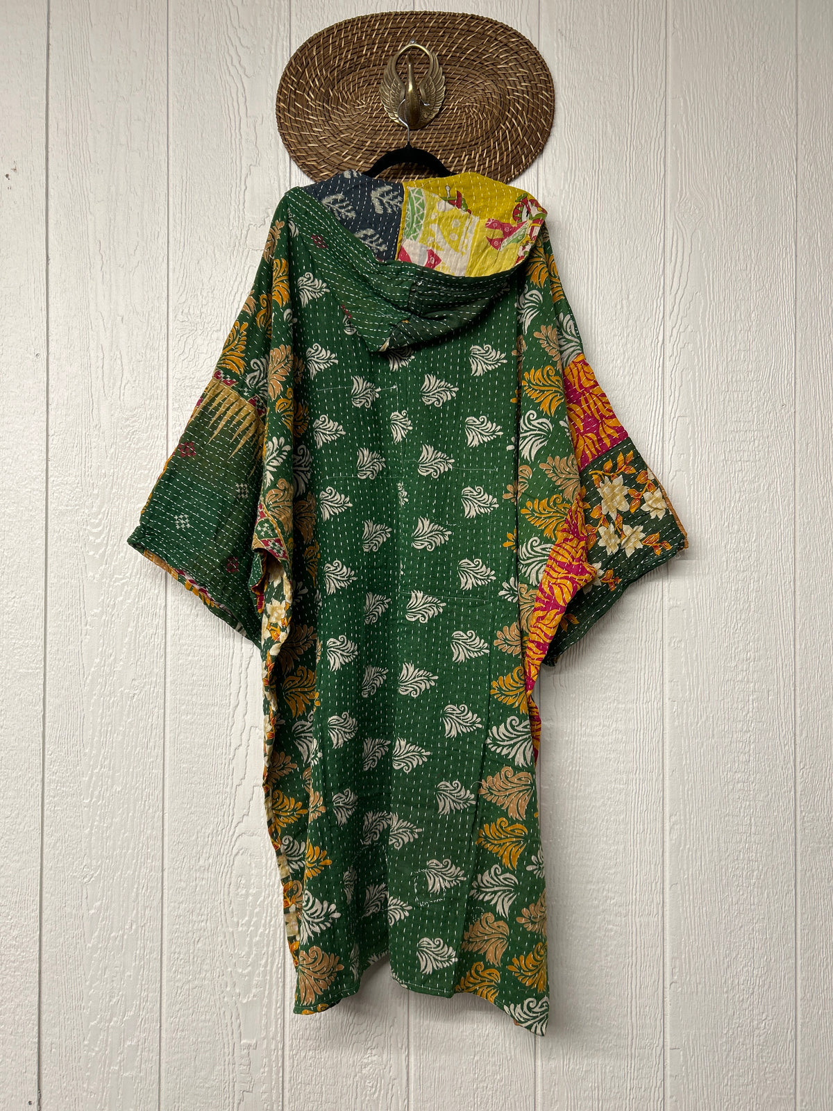 Pareo Kantha Gaia Hooded Maxi 1026 055