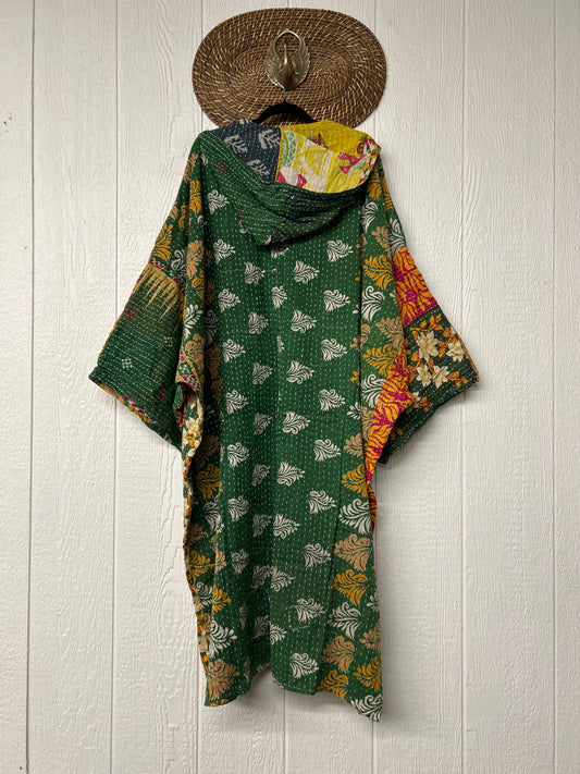 Pareo Kantha Gaia Hooded Maxi 1026 055