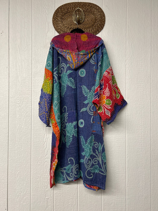 Pareo Kantha Gaia Hooded Maxi 1026 024