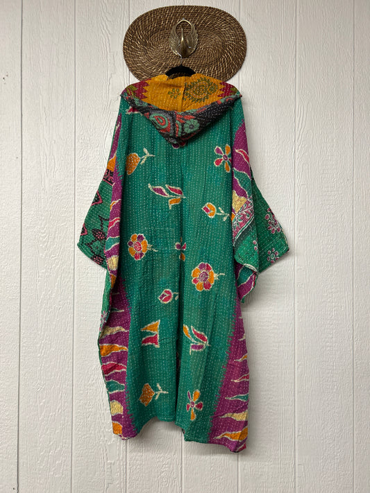 Pareo Kantha Gaia Hooded Maxi 1026 128