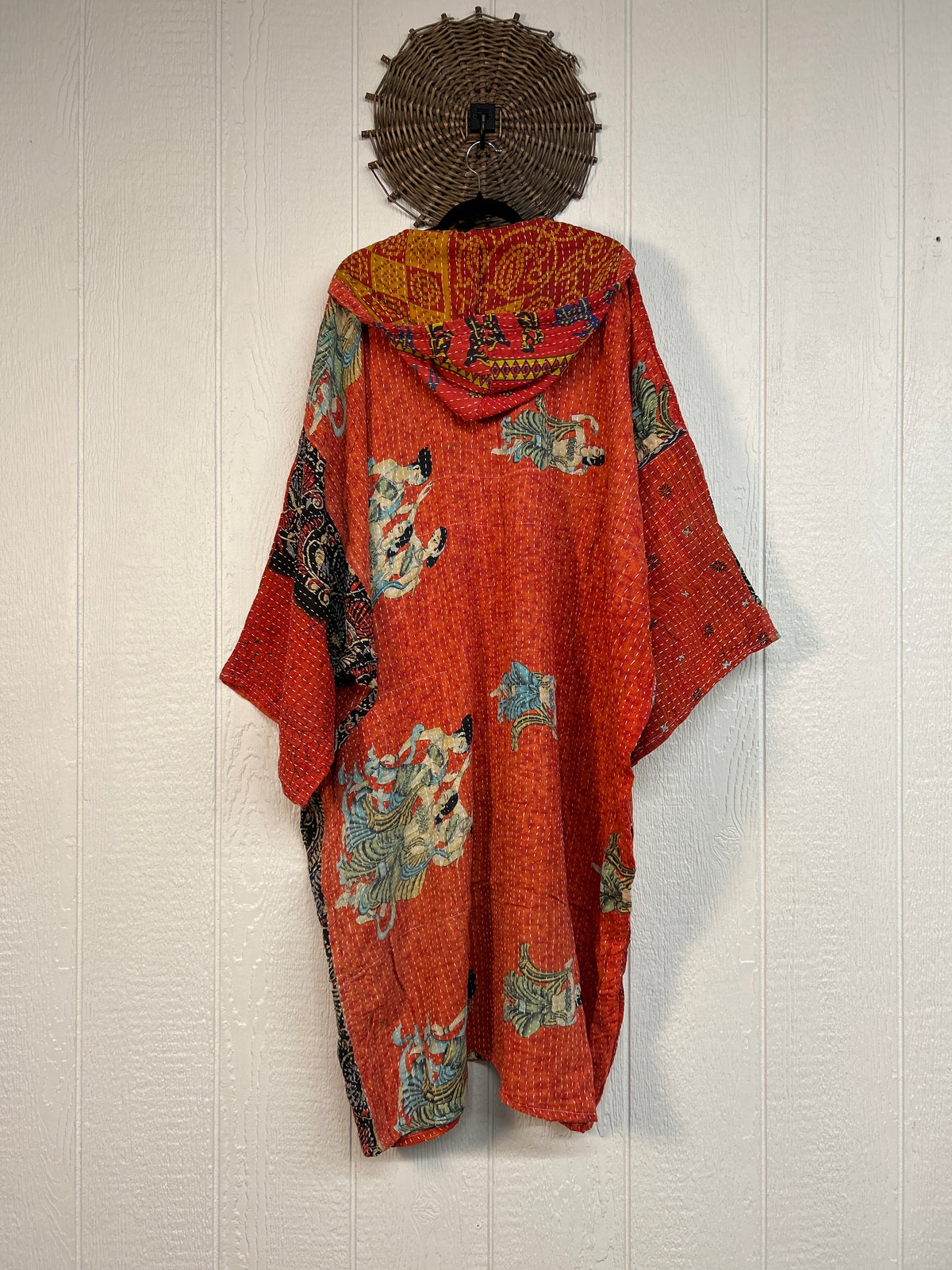 Pareo Kantha Gaia Hooded Maxi 1026 172
