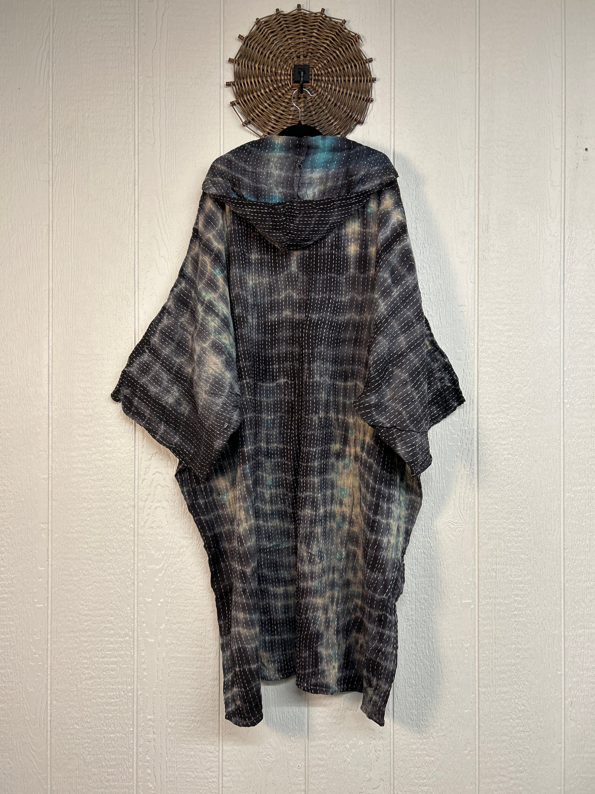 Pareo Kantha Gaia Hooded Maxi 1026 186