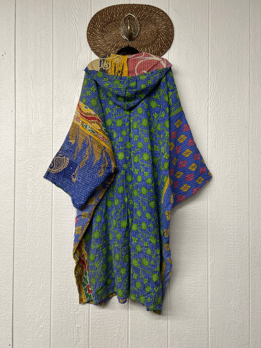 Pareo Kantha Gaia Hooded Maxi 1026 100
