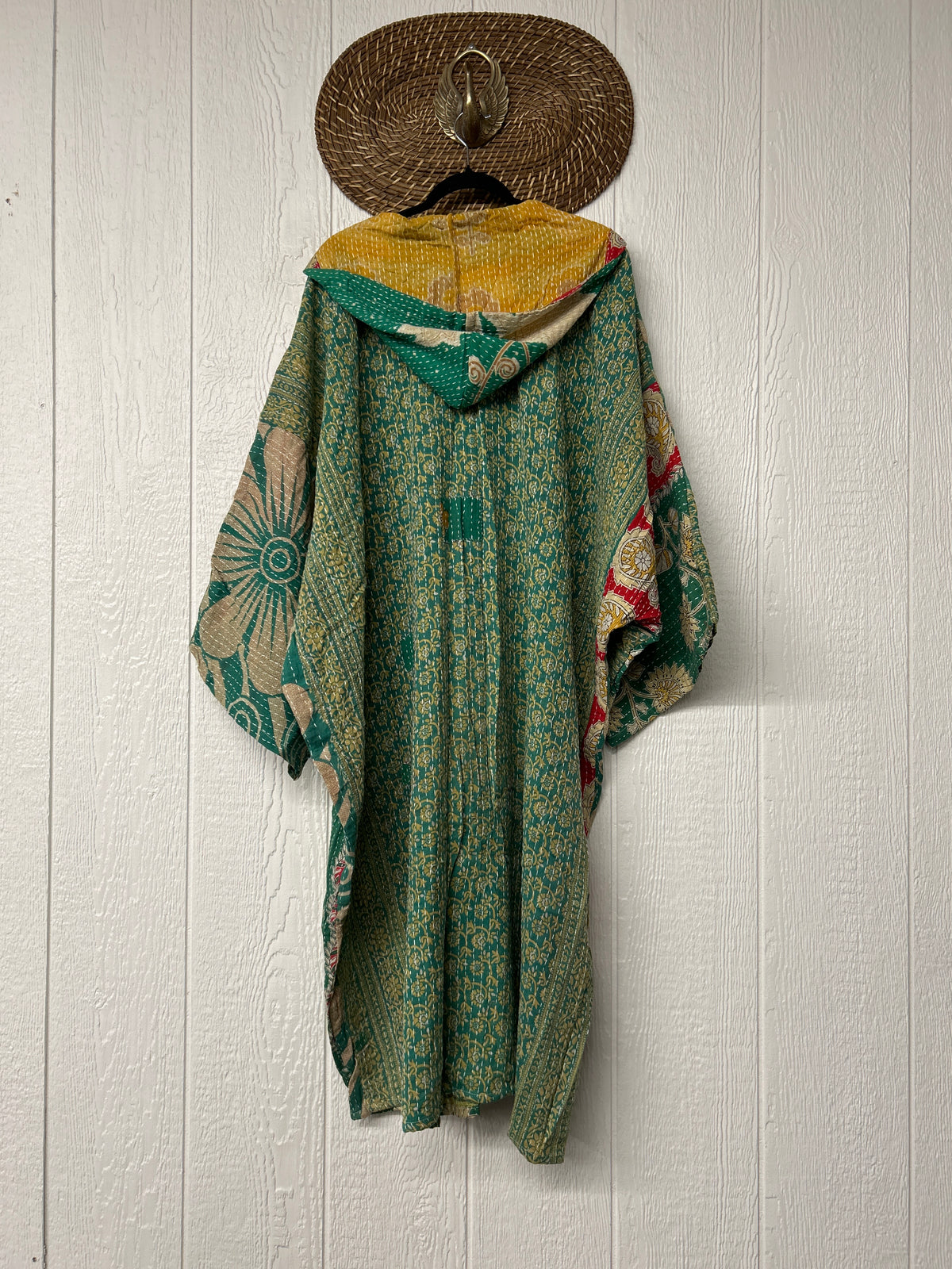 Pareo Kantha Gaia Hooded Maxi 1026 043