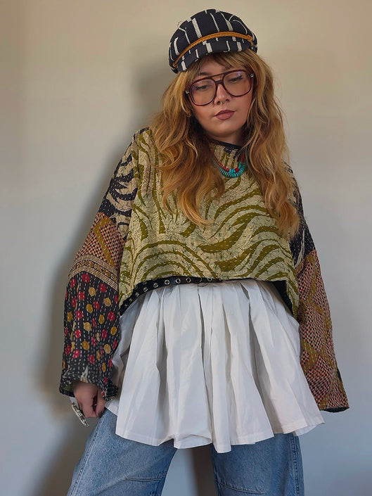 Pareo Kantha Abundance Crop Top