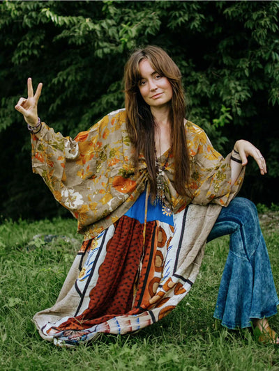 Crepe Butterfly Top