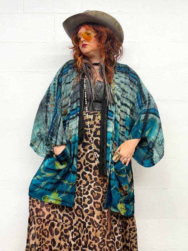Crepe Gaia Kimono