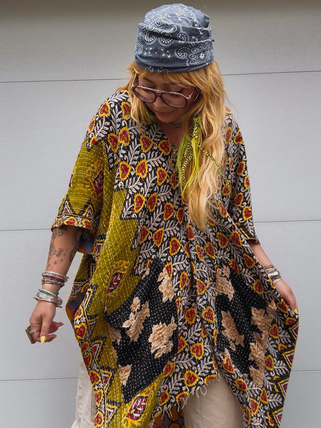 Kantha Hi/Lo Tunic