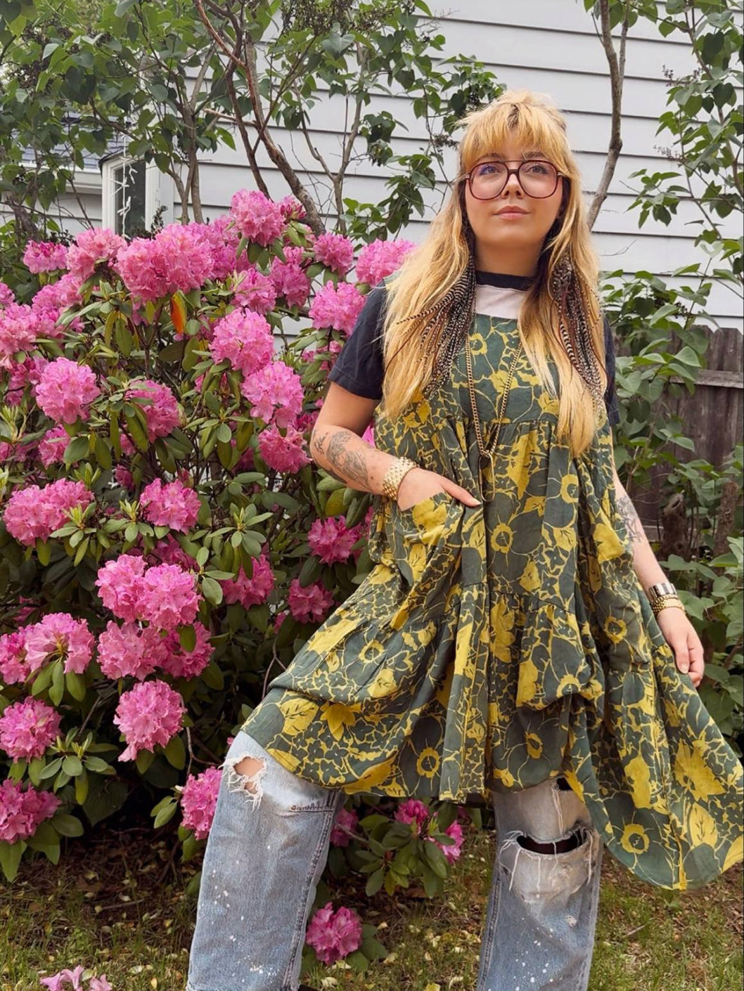 Silk Meadow Mini Dress