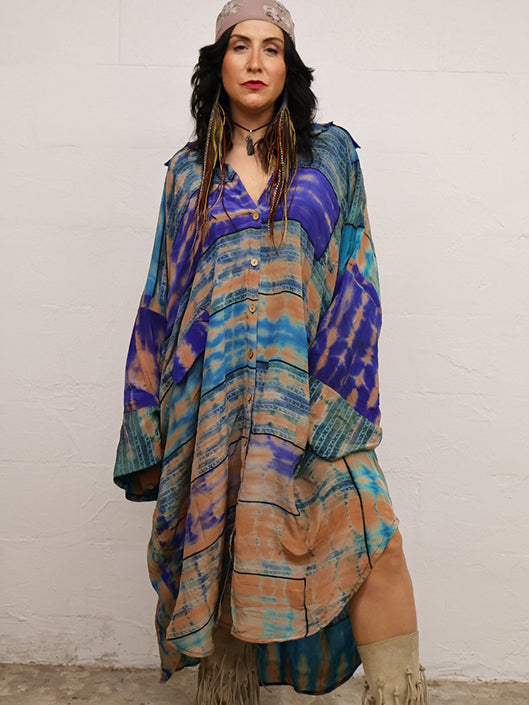 Crepe Sari Free To Be Longsleeve Maxi