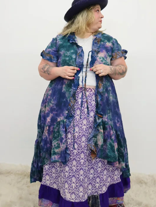 Crepe Sari Summer Pixie Duster