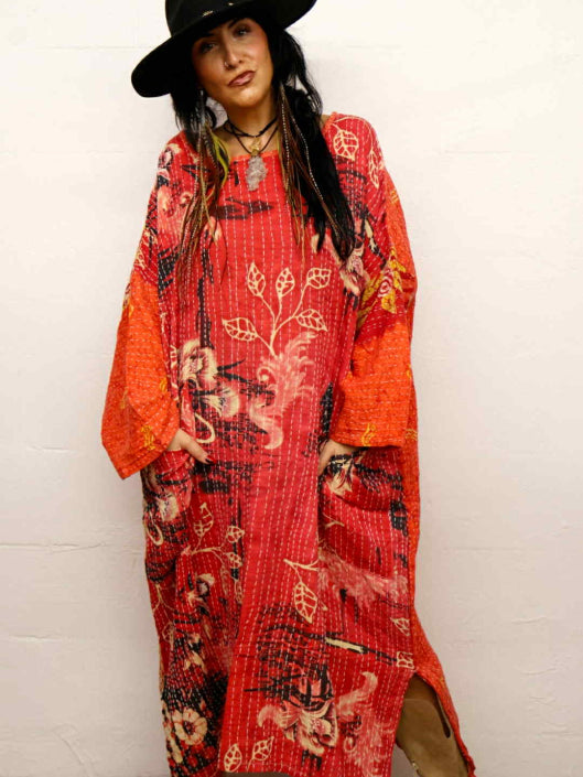 Kantha Dream Pullover Maxi