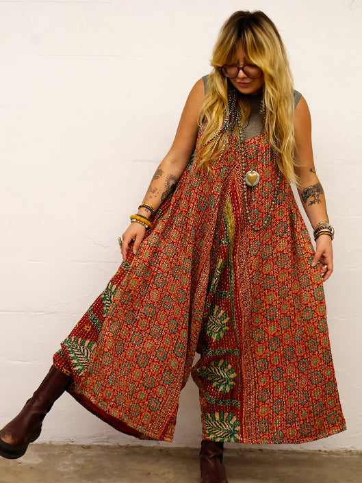 Pareo Kantha Raven Jumpsuit