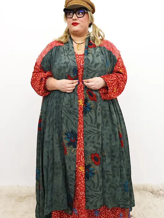 Pareo Kantha Summer Utopia Duster