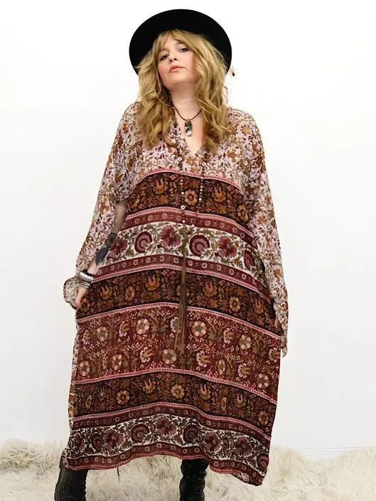 Crepe Sari New Moon Maxi