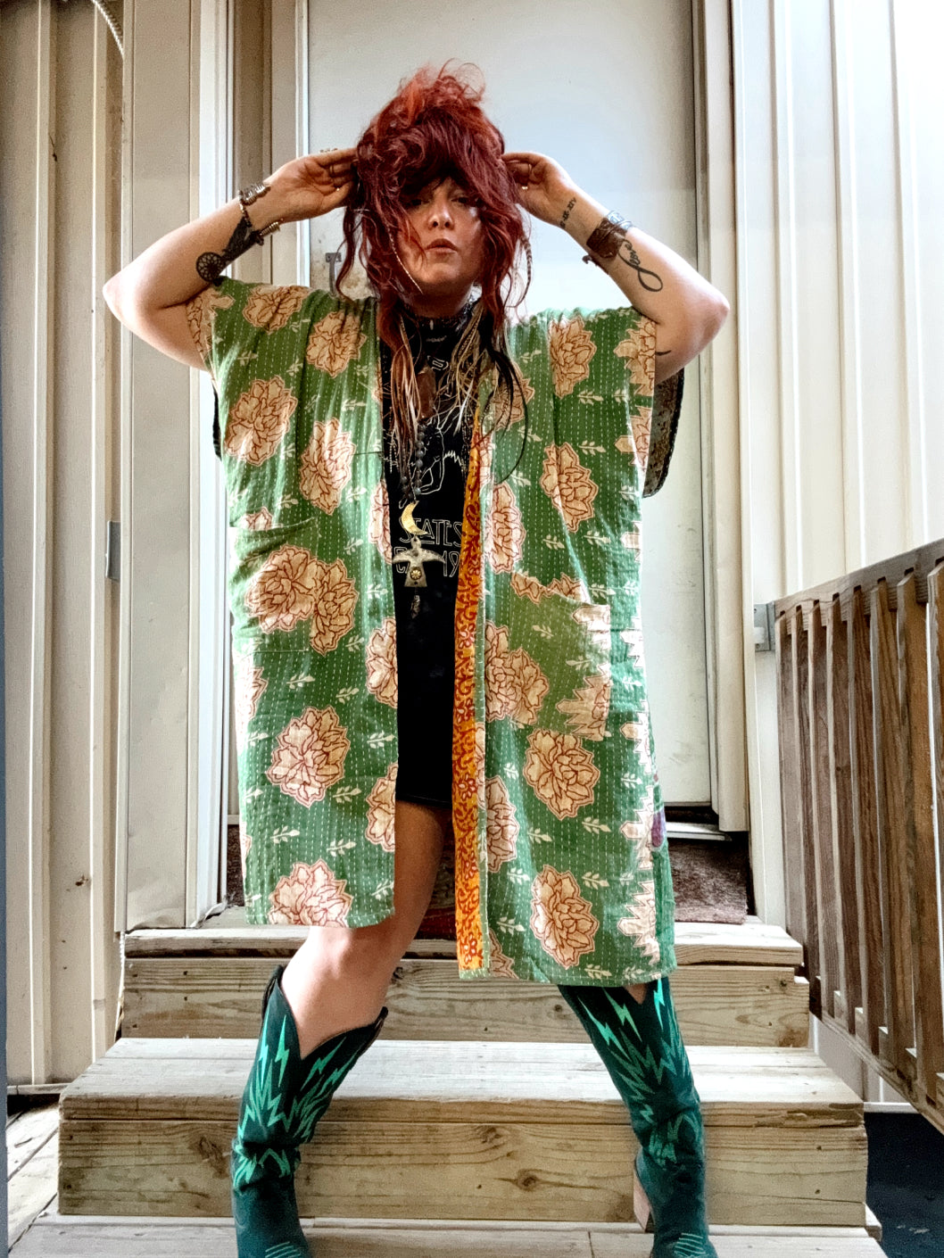 Kantha Solstice Kimono