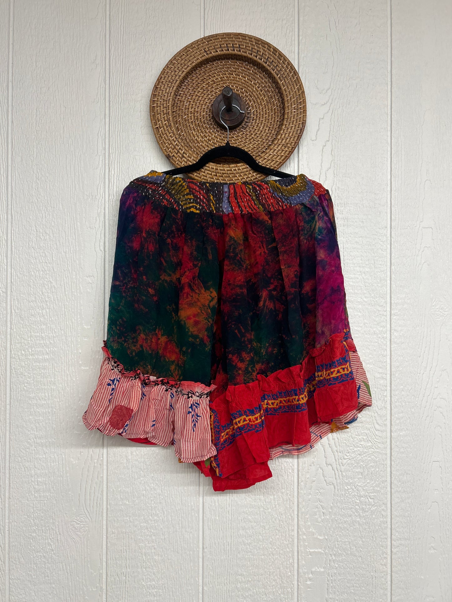 Crepe Sari Lover Cropped Culottes 0726 236